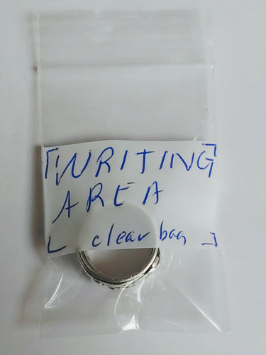 Plastic Bags  4x6 inch Reclosable Clear with White Writing Area 2 MIL