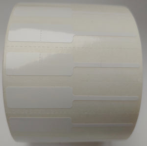 White Label Style 10 for Optima Printer, 1 inch core