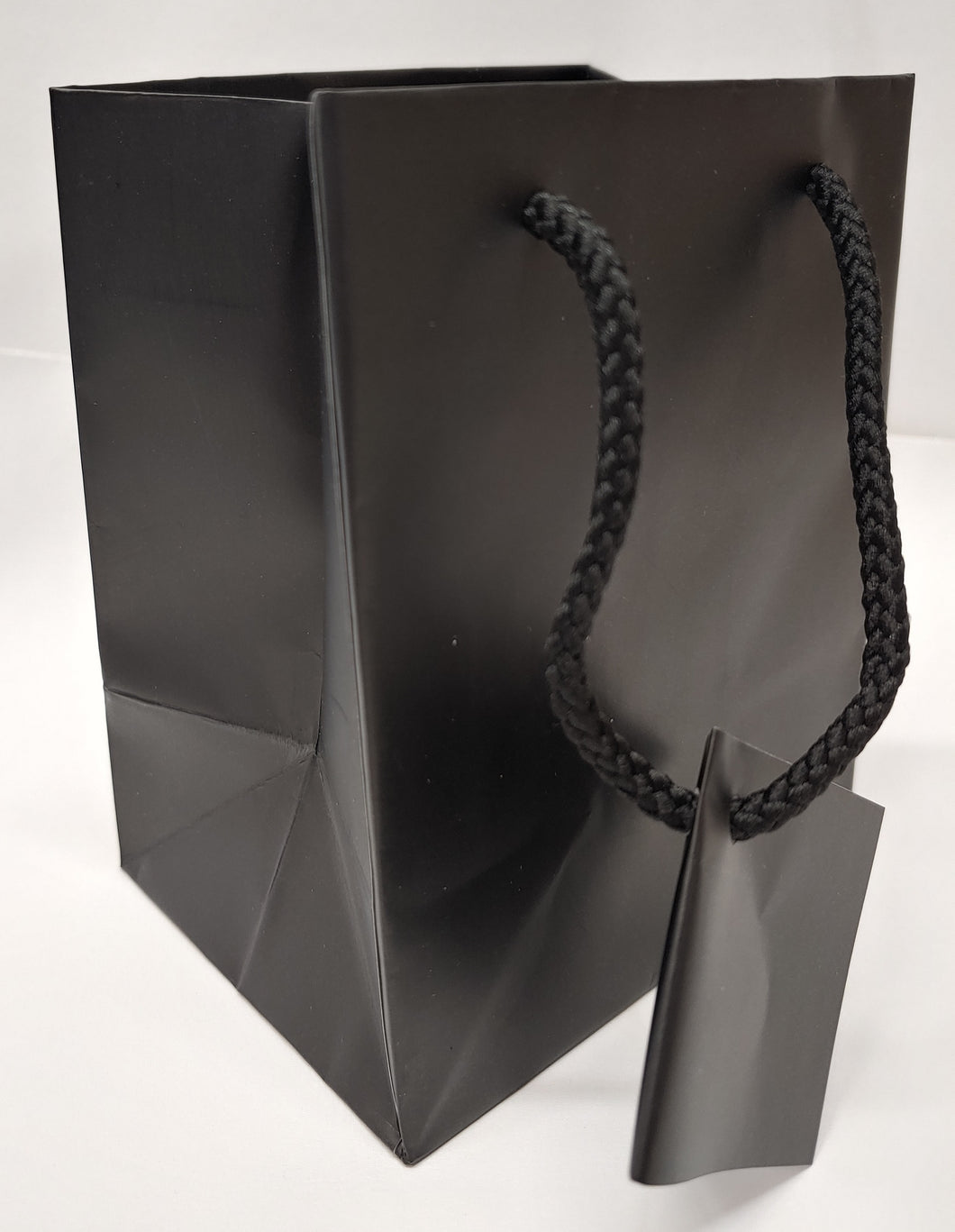 Tote Bags Matte Black 100 Count Size 8x 4x 10 inches