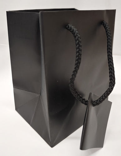 Tote Bags Matte Black 100 Count Size 4x 3x 5 inches