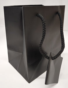 Tote Bags Matte Black 100 Count Size 5x 3x 7 inches